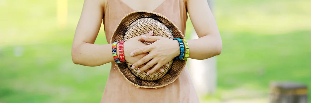 Jo-Agus Leather Wrap Semi-Precious Stone Bracelet 39