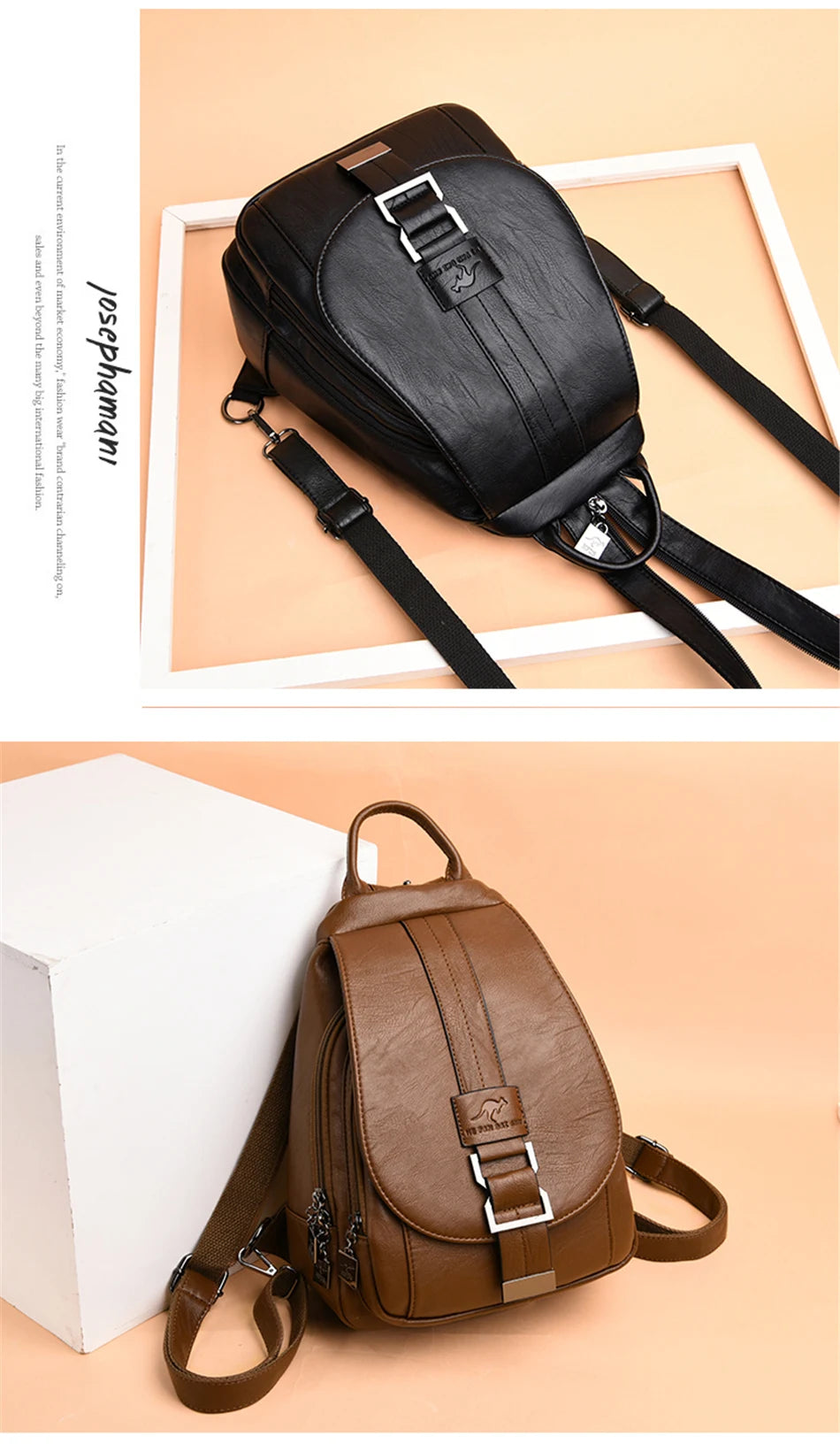 Pudima Vegan Leather Backpack