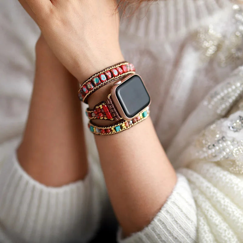 Jo-Agus Semi-Precious Stone Apple Smart Watch Band 3