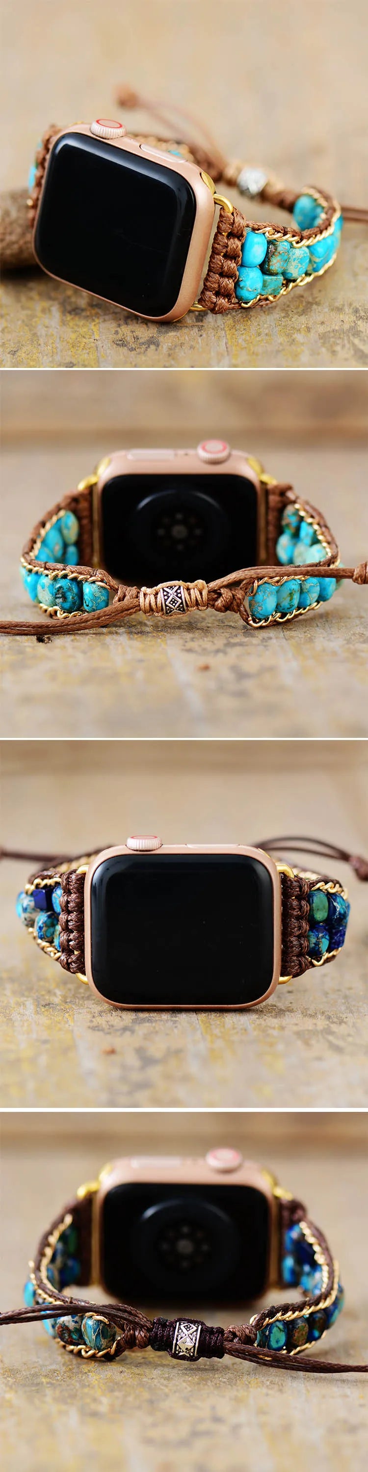 Jo-Agus Semi-Precious Stone Apple Smart Watch Band 16