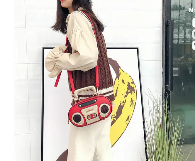 Sangit Vintage Radio Shaped Designer Bag