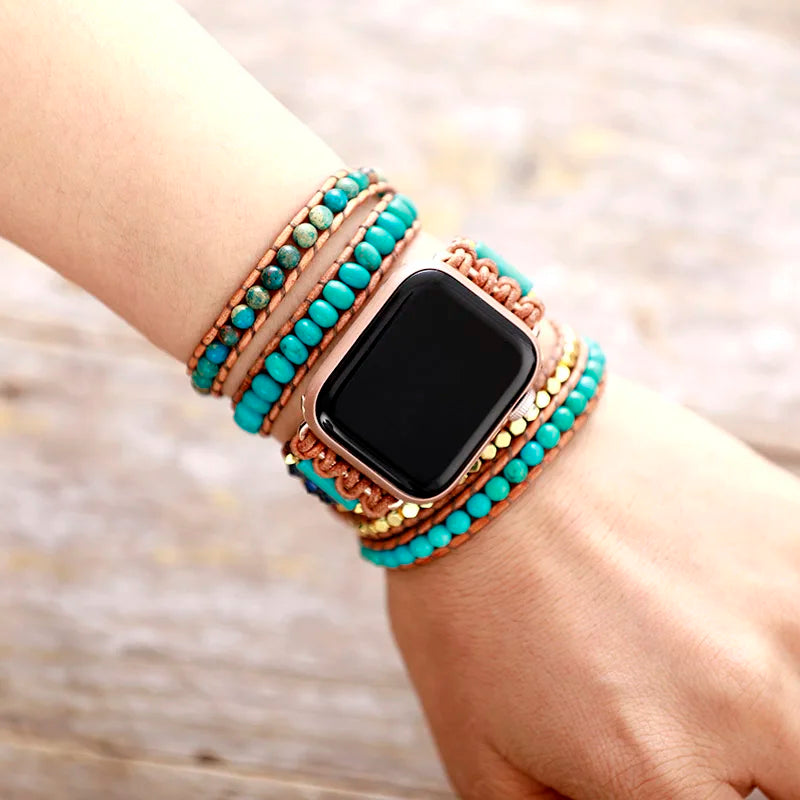 Jo-Agus Semi-Precious Stone Apple Smart Watch Band 1