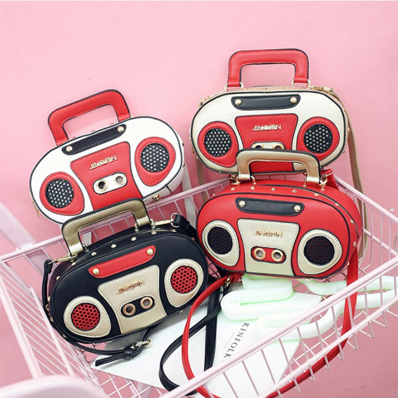 Sangit Vintage Radio Shaped Designer Bag