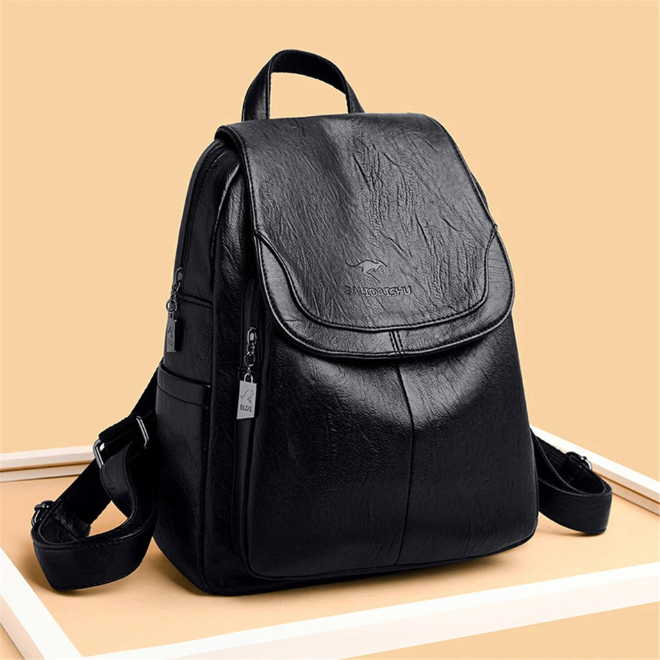 Visak Vegan Leather Backpack