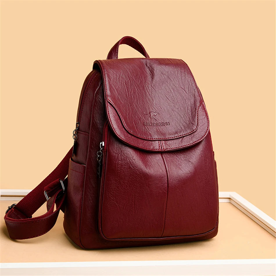 Visak Vegan Leather Backpack