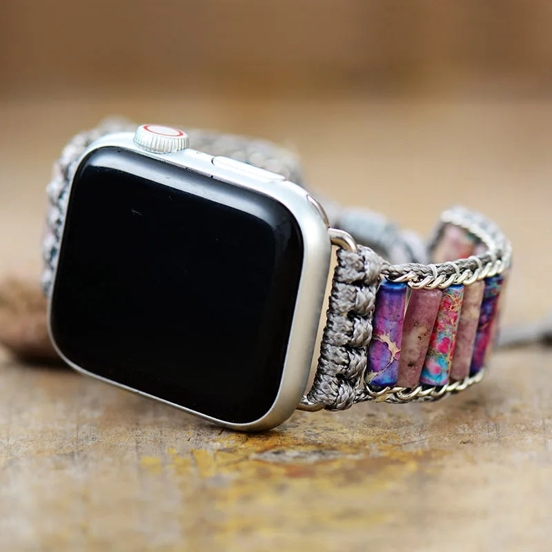 Jo-Agus Semi-Precious Stone Apple Smart Watch Band 4