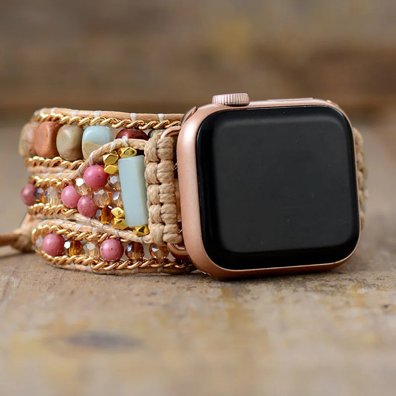 Jo-Agus Semi-Precious Stone Apple Smart Watch Band 14