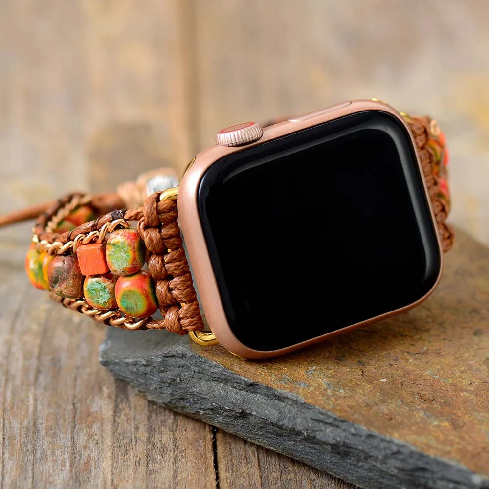 Jo-Agus Semi-Precious Stone Apple Smart Watch Band 16