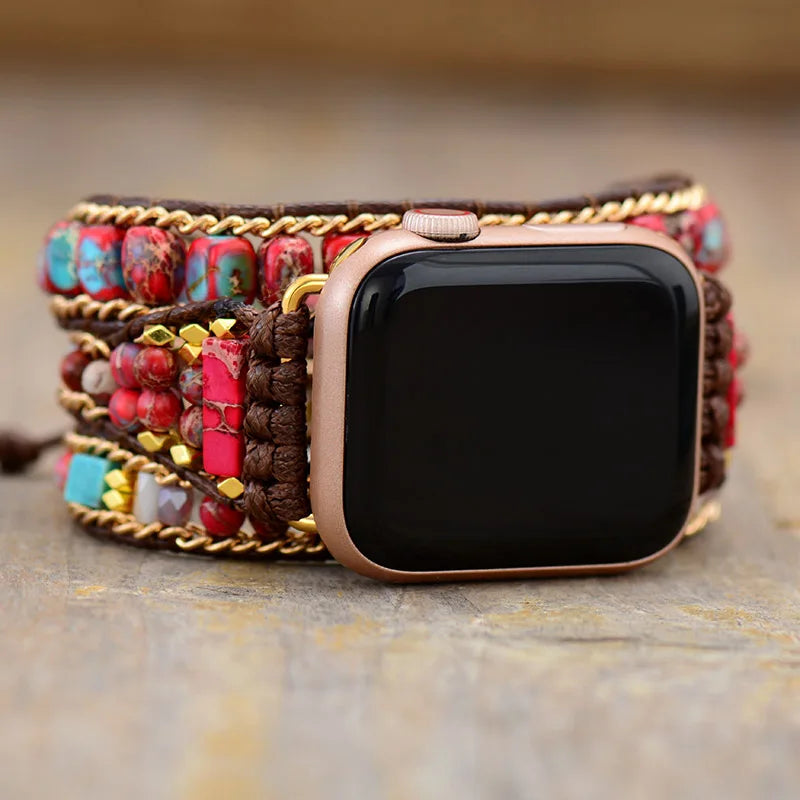 Jo-Agus Semi-Precious Stone Apple Smart Watch Band 3