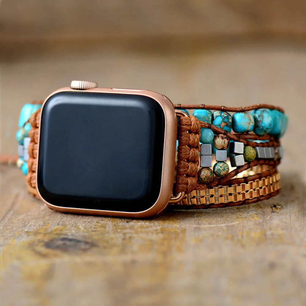 Jo-Agus Semi-Precious Stone Apple Smart Watch Band 15