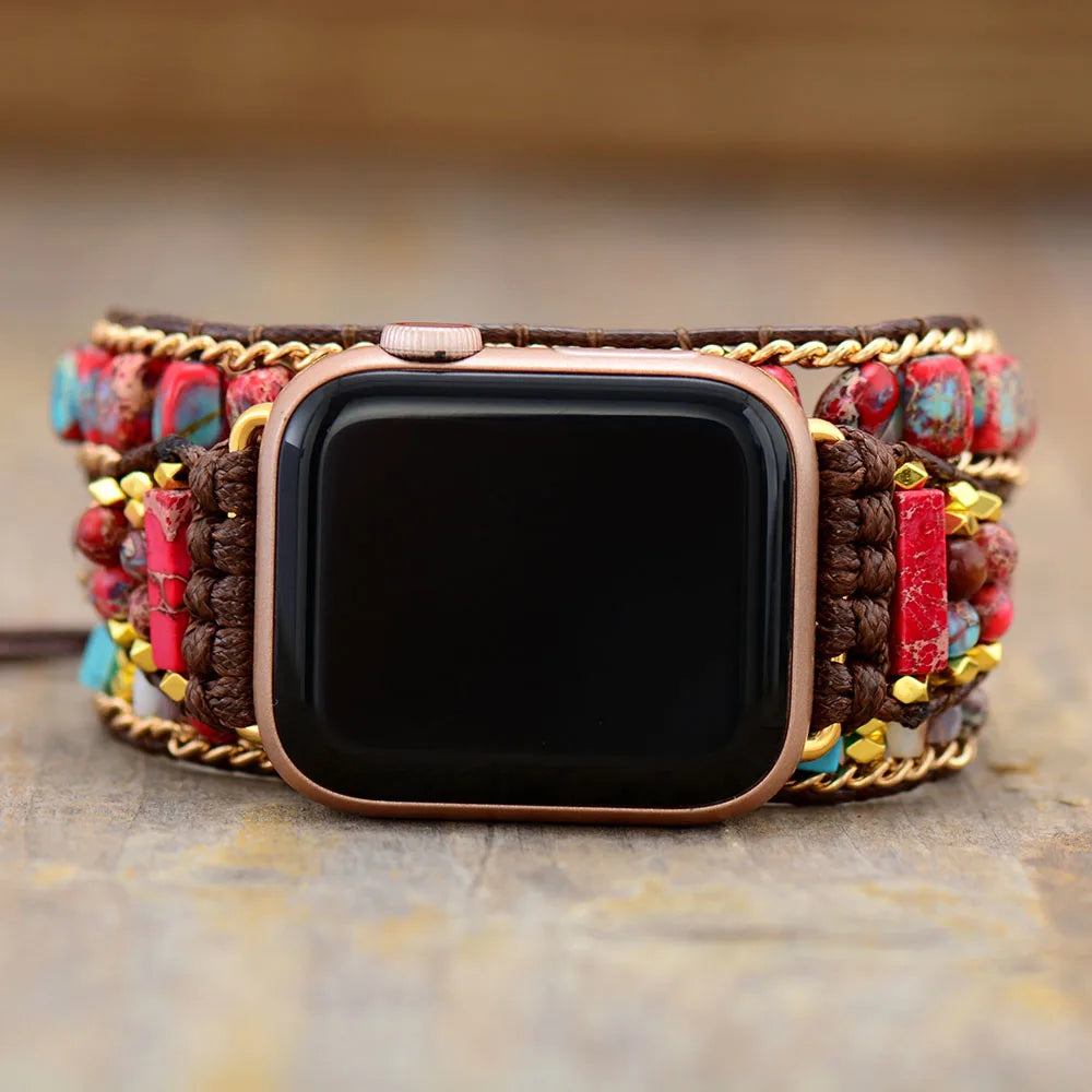 Jo-Agus Semi-Precious Stone Apple Smart Watch Band 3