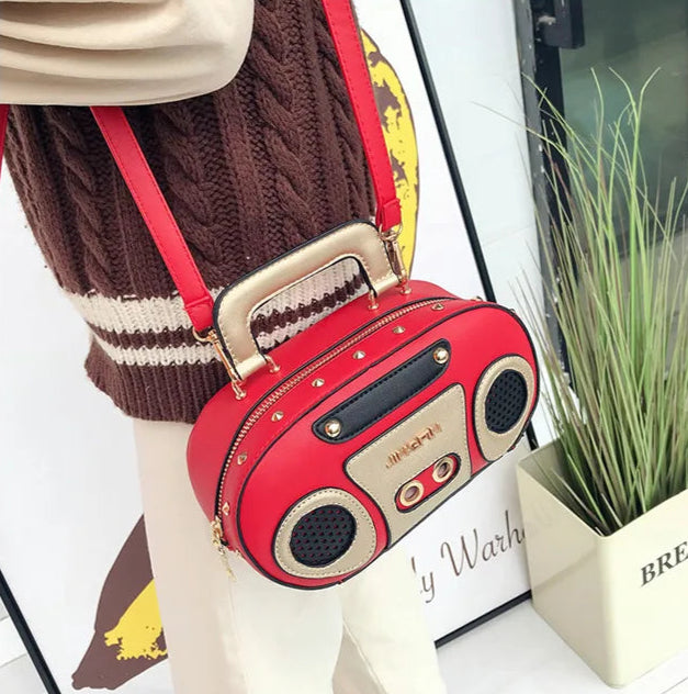 Sangit Vintage Radio Shaped Designer Bag