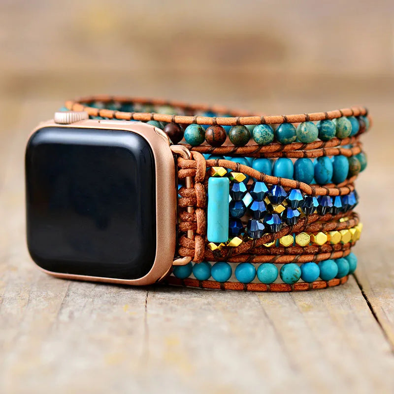 Jo-Agus Semi-Precious Stone Apple Smart Watch Band 1