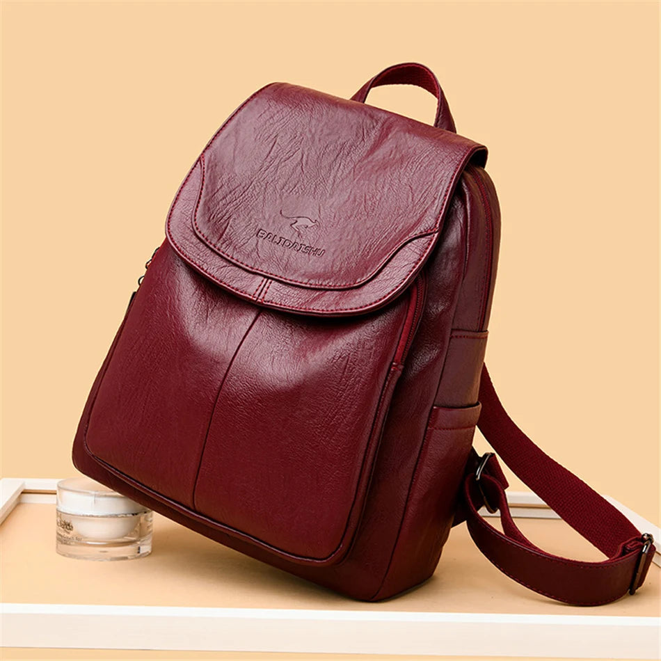 Visak Vegan Leather Backpack