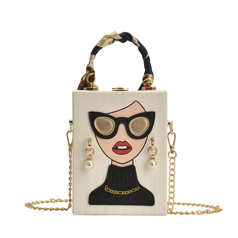 Tilot Glasses Beauty Designer Handbag