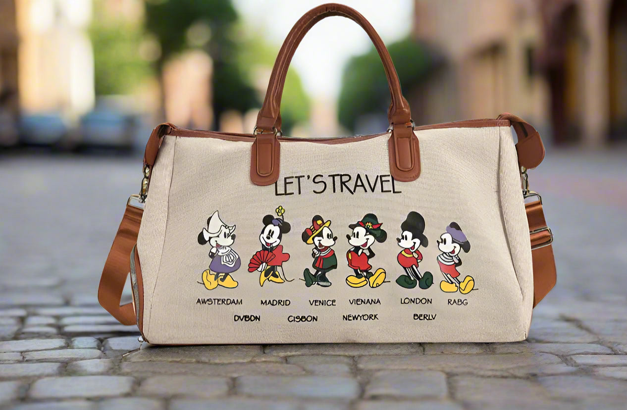 Mickey Cartoon Print Designer Bag