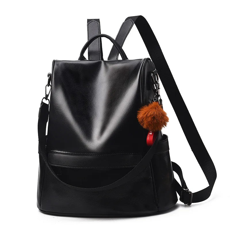 Gajuwa Vintage Vegan Leather Backpack