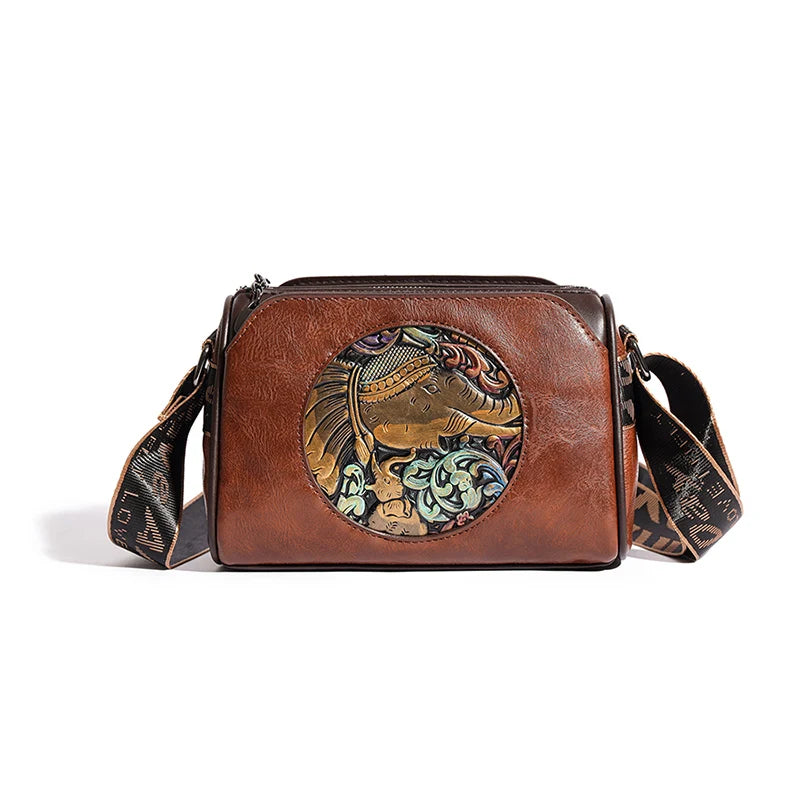 Aira Elephant Printed Luxury Designer Handbag