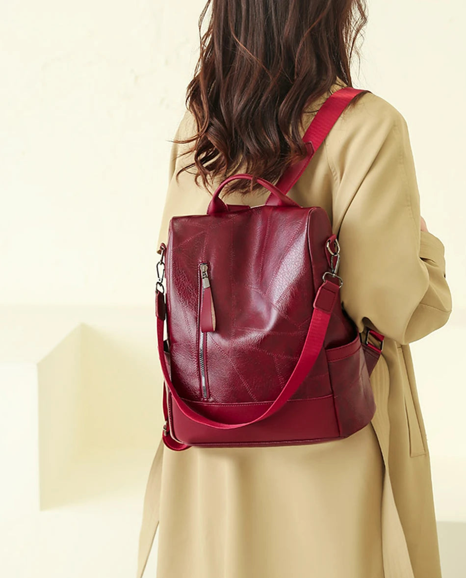 Anakap Soft Vegan Leather Backpack