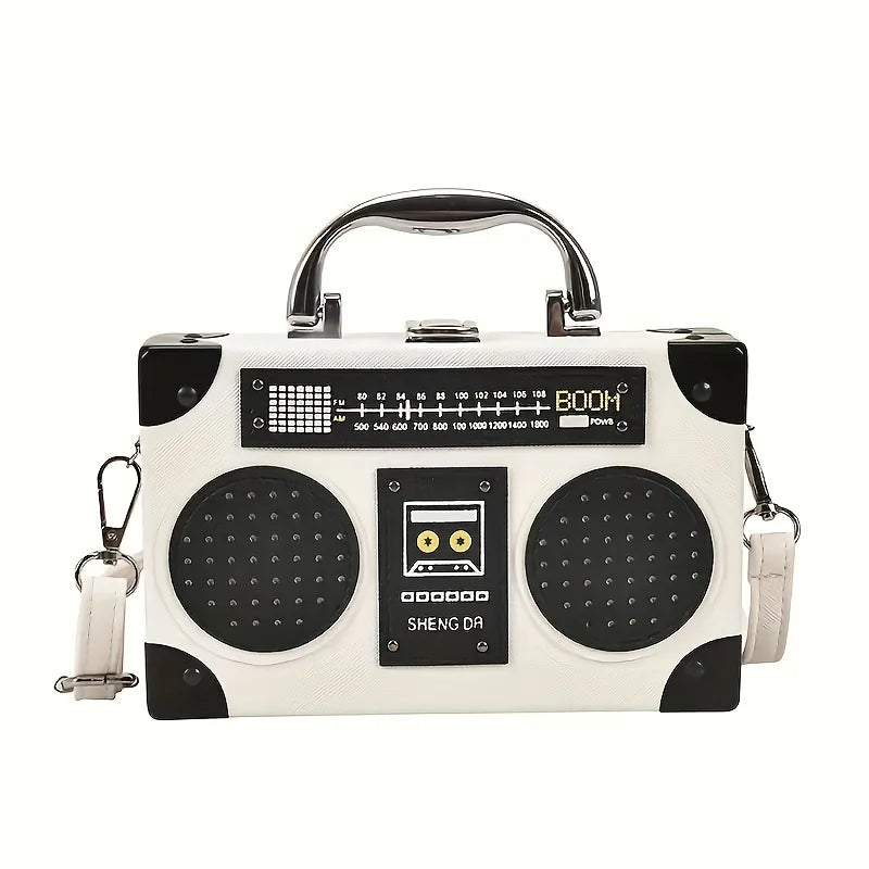 Sac de créateur Swar Vintage en forme de radio