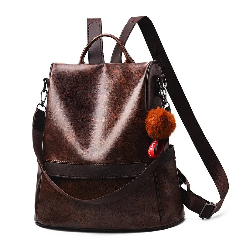 Gajuwa Vintage Vegan Leather Backpack