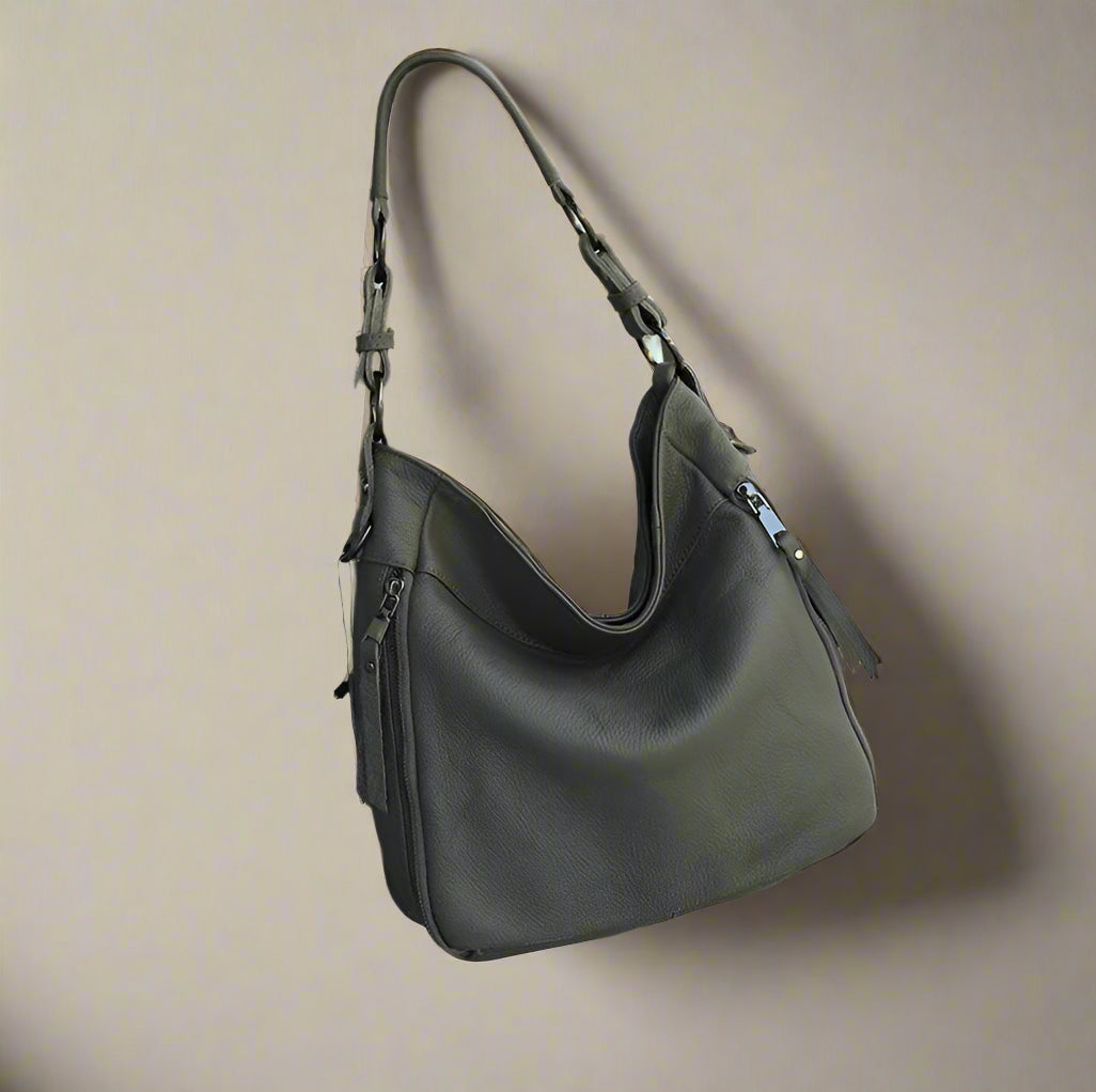 Godav Cowhide Leather Handbag