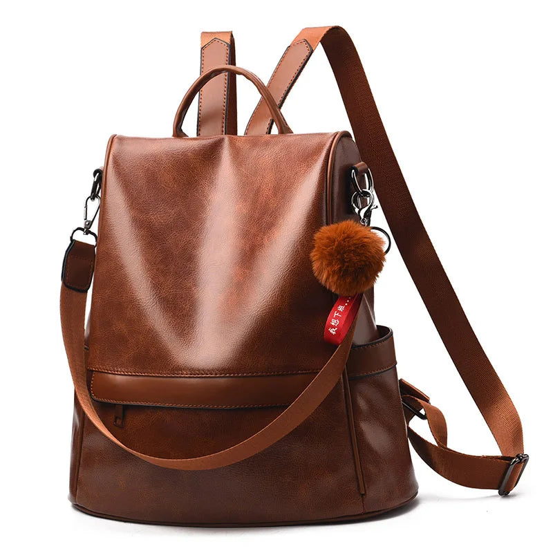 Gajuwa Vintage Vegan Leather Backpack