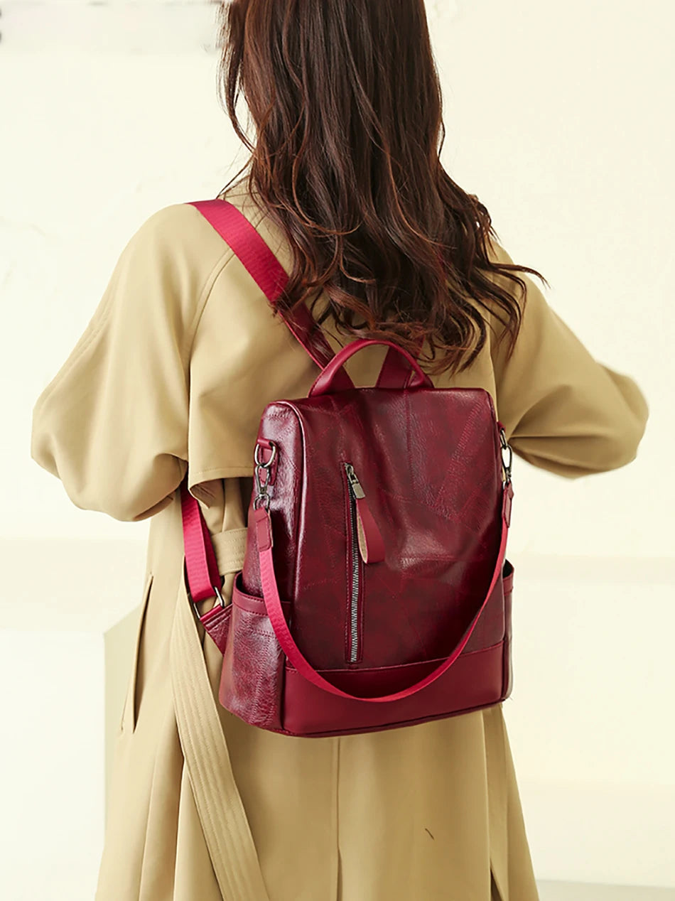 Anakap Soft Vegan Leather Backpack