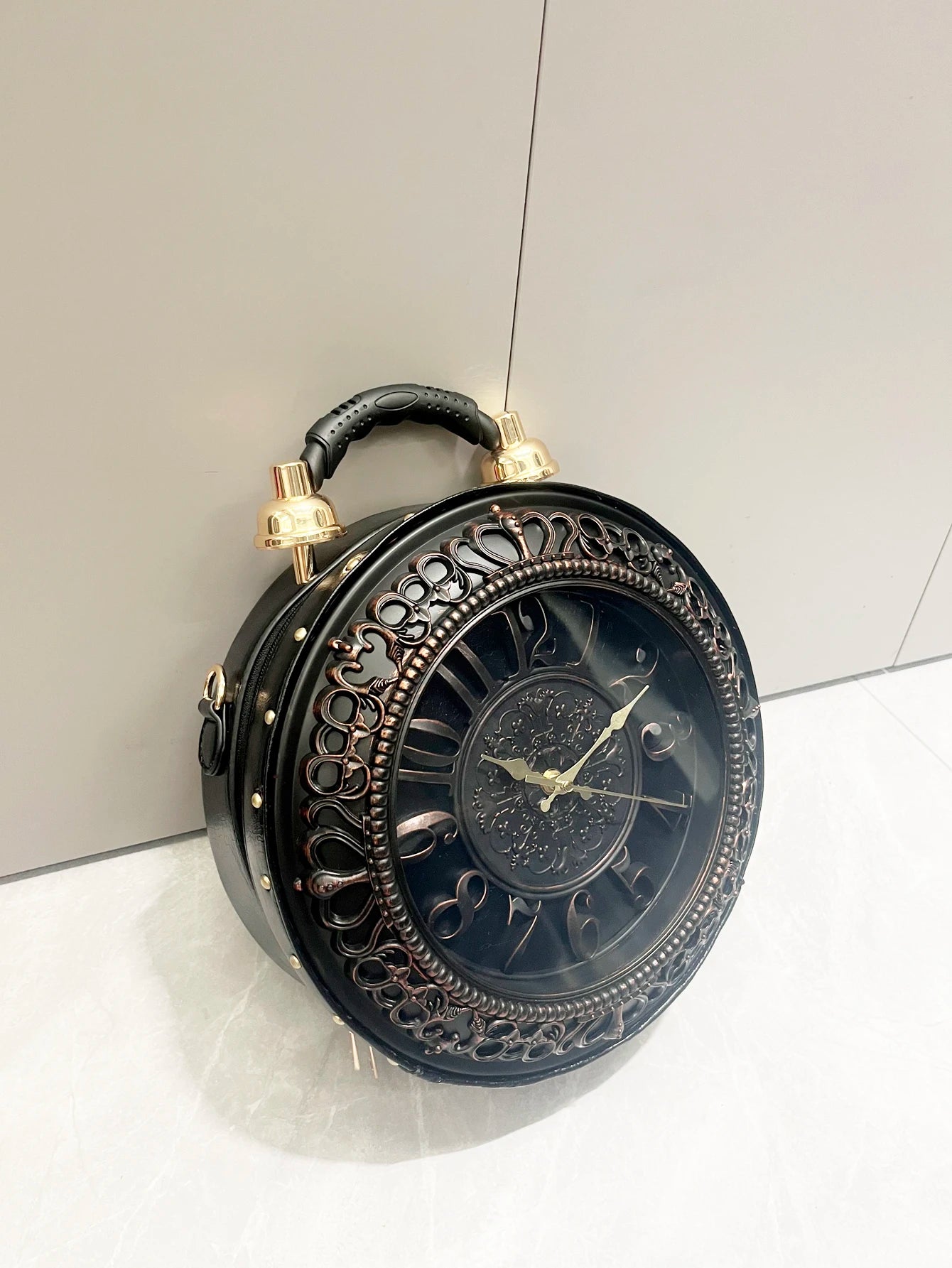 Piyat Luxury Clock-Shaped Designer Bag