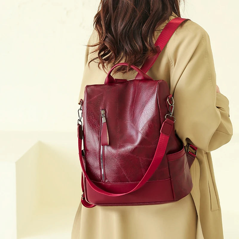 Anakap Soft Vegan Leather Backpack