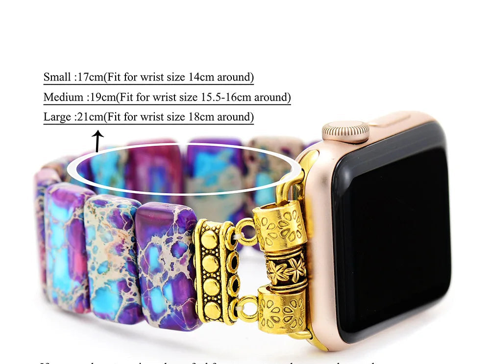 Jo-Agus Semi-Precious Stone Apple Smart Watch Band 2