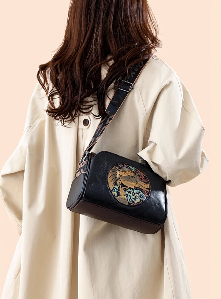 Aira Elephant Printed Luxury Designer Handbag