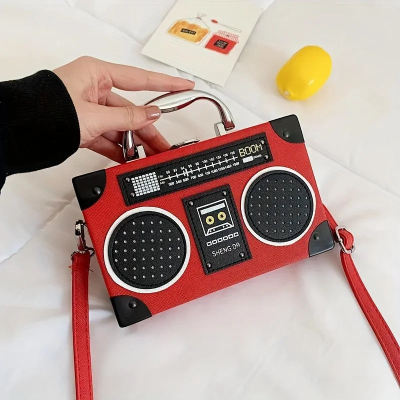 Sac de créateur Swar Vintage en forme de radio