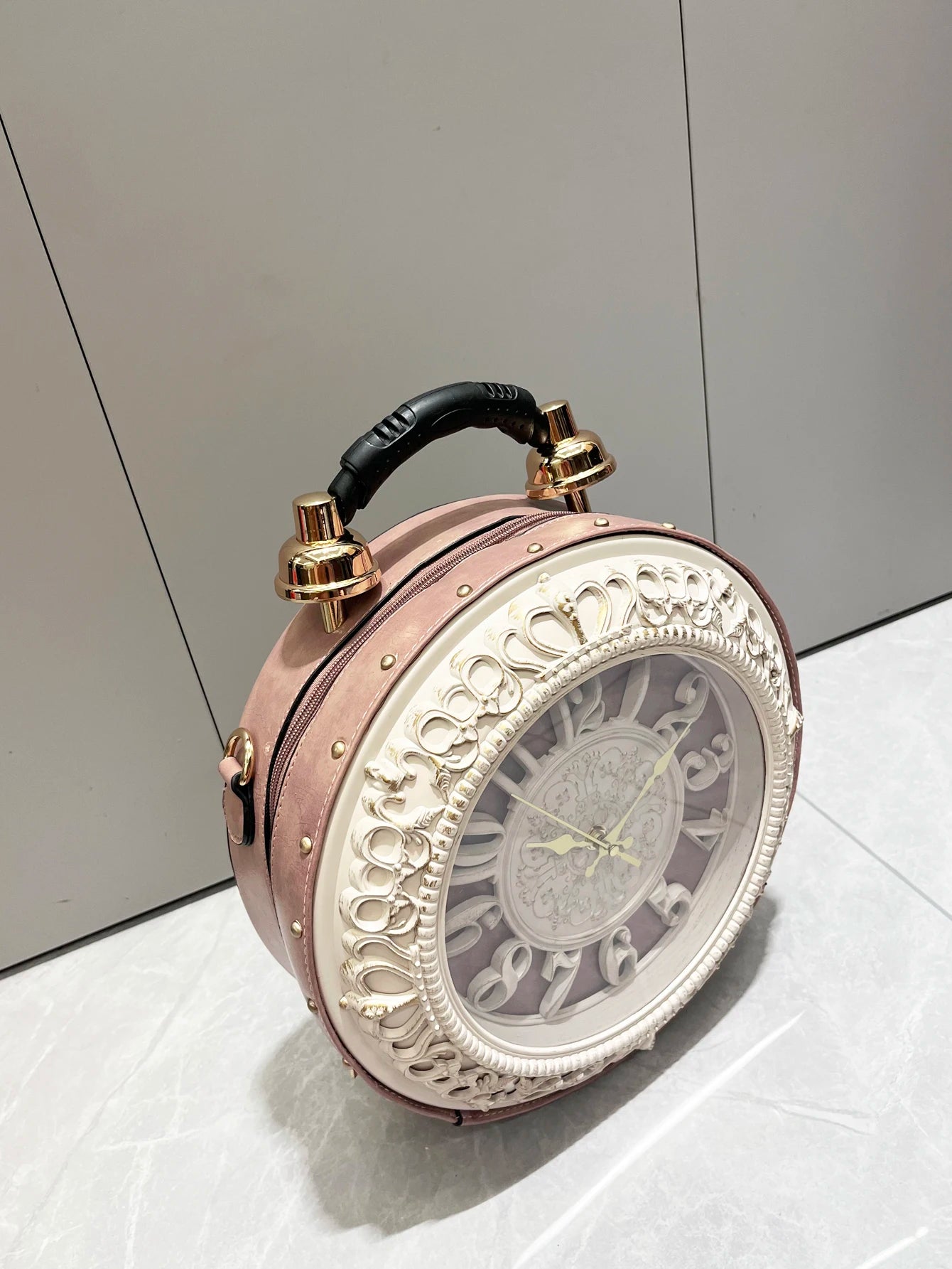 Piyat Luxury Clock-Shaped Designer Bag