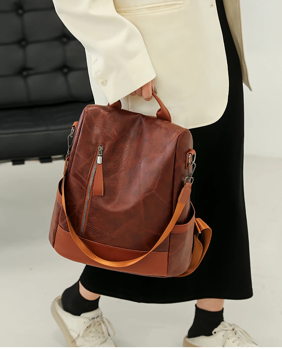 Anakap Soft Vegan Leather Backpack