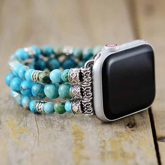 Jo-Agus Semi-Precious Stone Apple Smart Watch Band 6