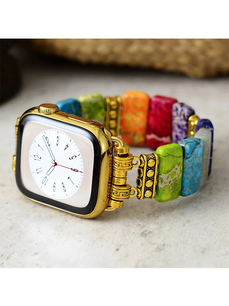 Jo-Agus Semi-Precious Stone Apple Smart Watch Band 9