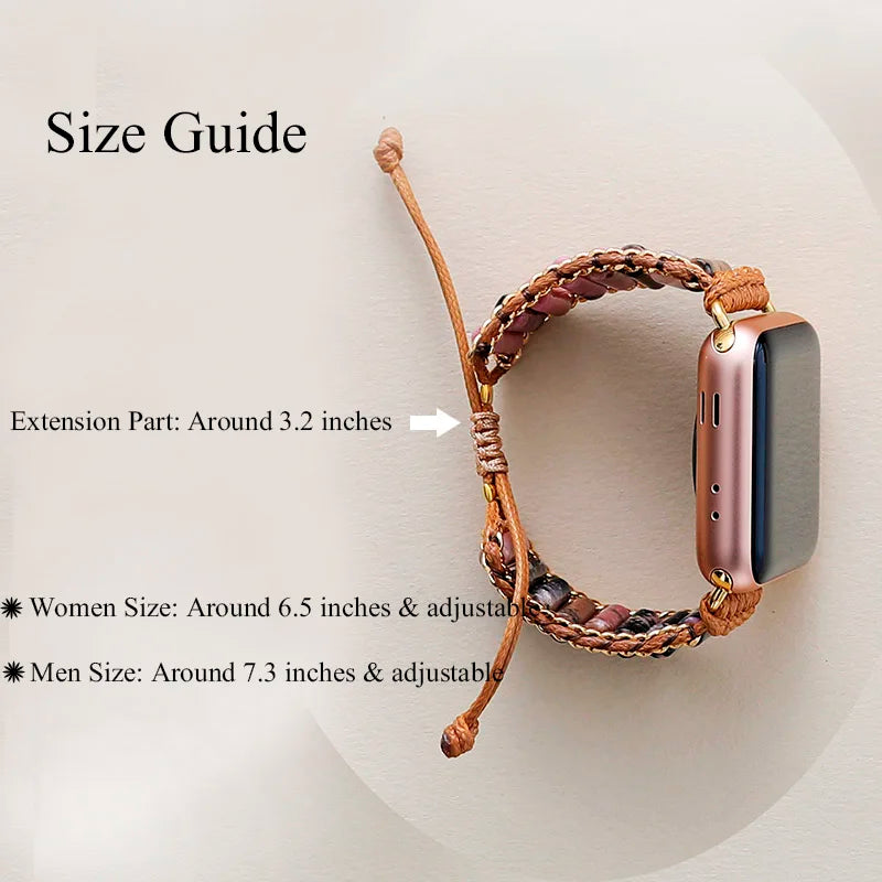 Jo-Agus Semi-Precious Stone Apple Smart Watch Band 8