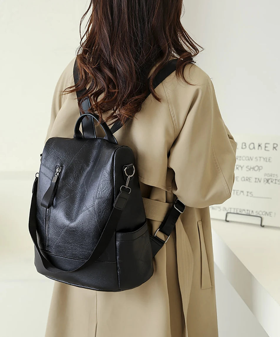 Anakap Soft Vegan Leather Backpack