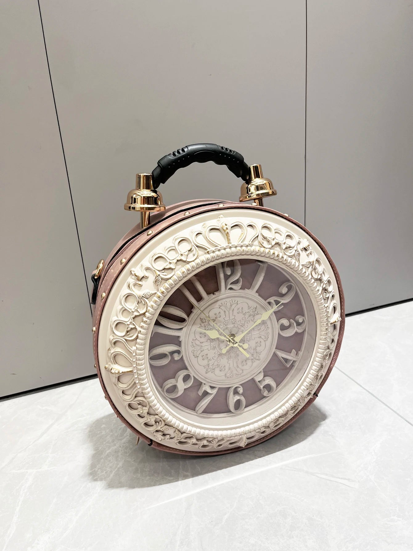 Piyat Luxury Clock-Shaped Designer Bag