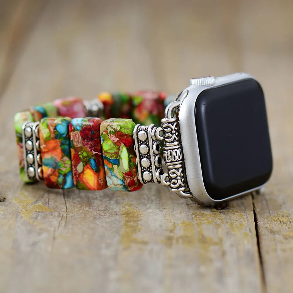 Jo-Agus Semi-Precious Stone Apple Smart Watch Band 9