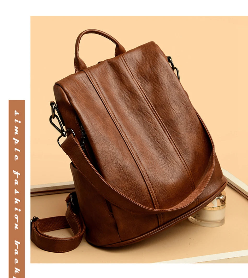 Achuta Luxury Vegan Leather Backpack