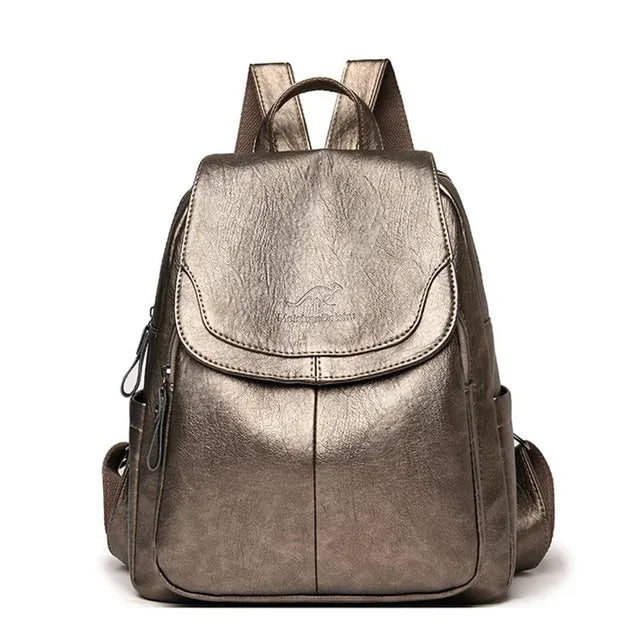 Visak Vegan Leather Backpack