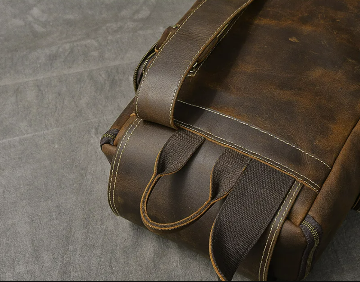 Sac à Dos en Cuir Véritable Le Vagabond