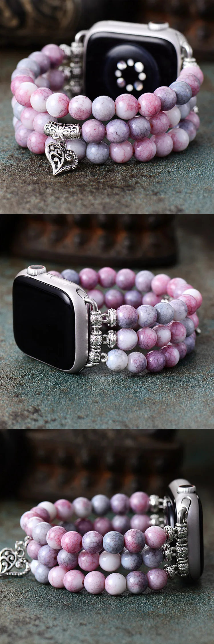 Jo-Agus Semi-Precious Stone Apple Smart Watch Band 13