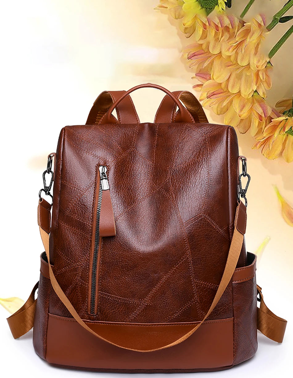 Anakap Soft Vegan Leather Backpack