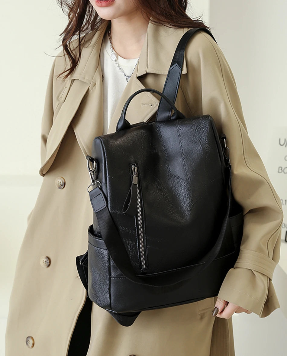 Anakap Soft Vegan Leather Backpack