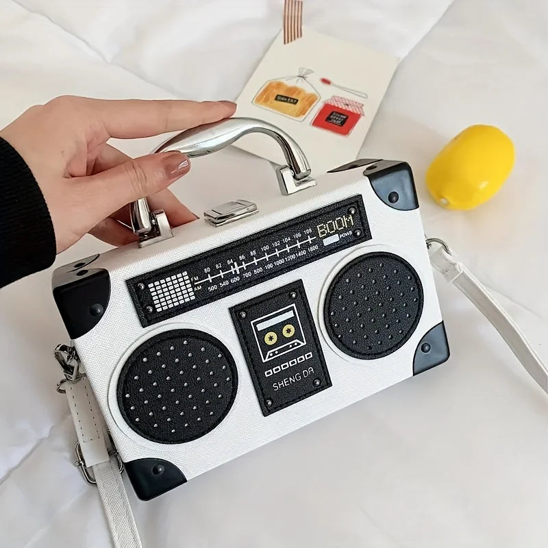 Sac de créateur Swar Vintage en forme de radio