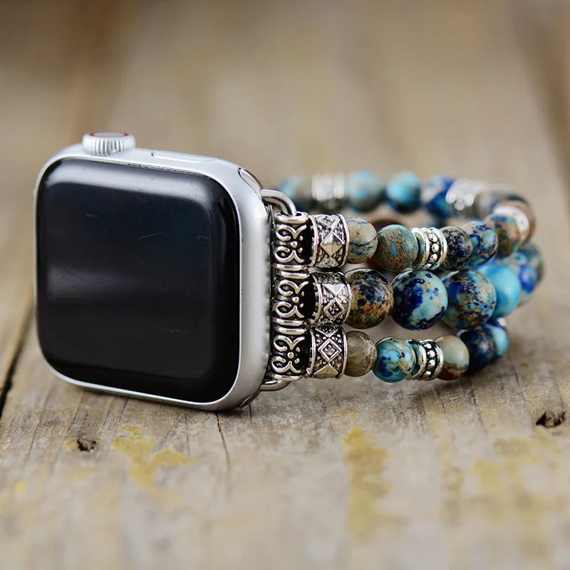 Jo-Agus Semi-Precious Stone Apple Smart Watch Band 6