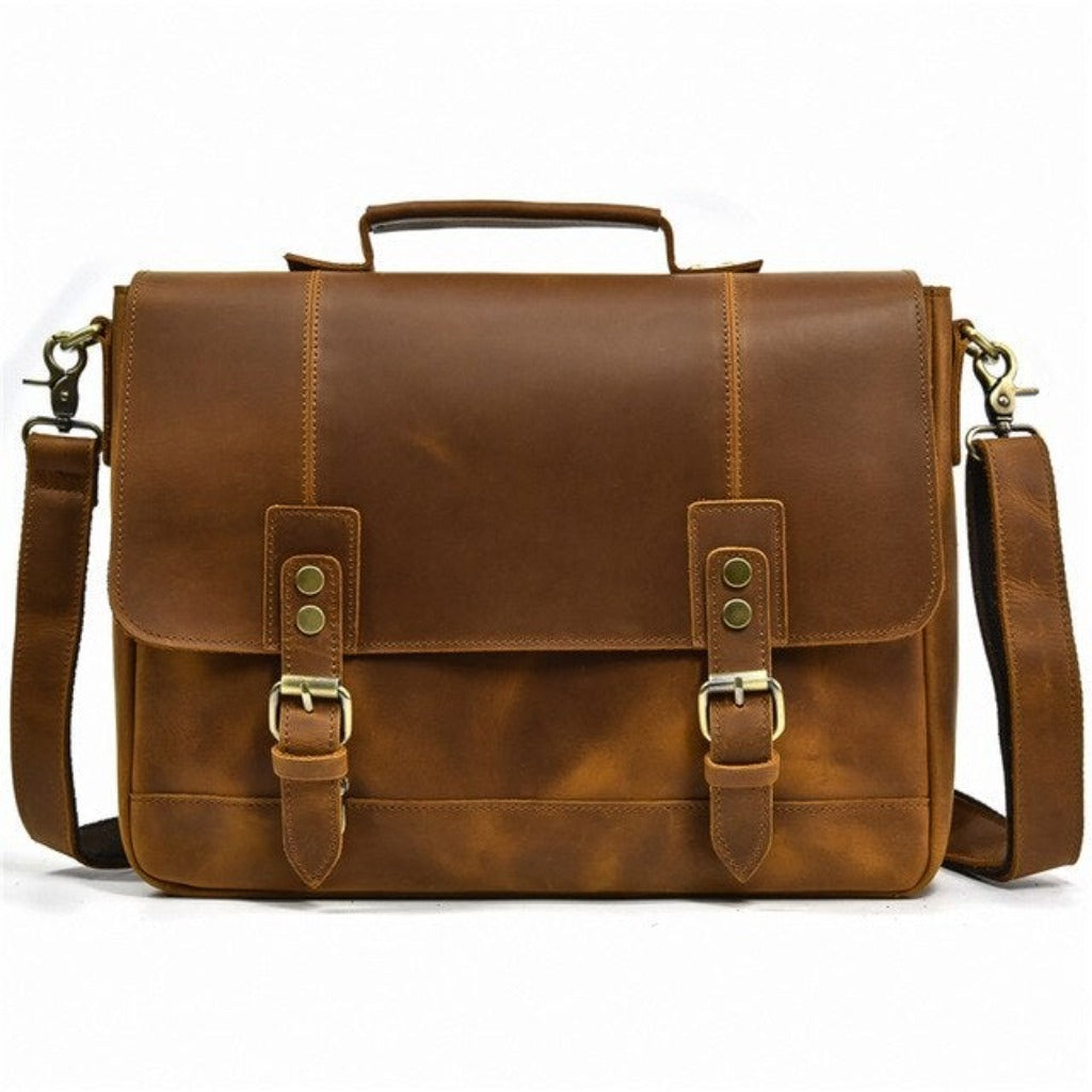 Lucien Leather Briefcase